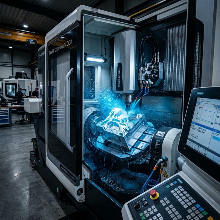5-Achs CNC Präzisionszerspanung Oberpfalz
